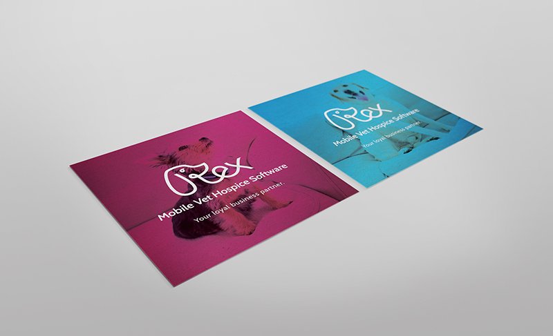 REX Veterinary business cardsdesigned by Fingerprint Marketing