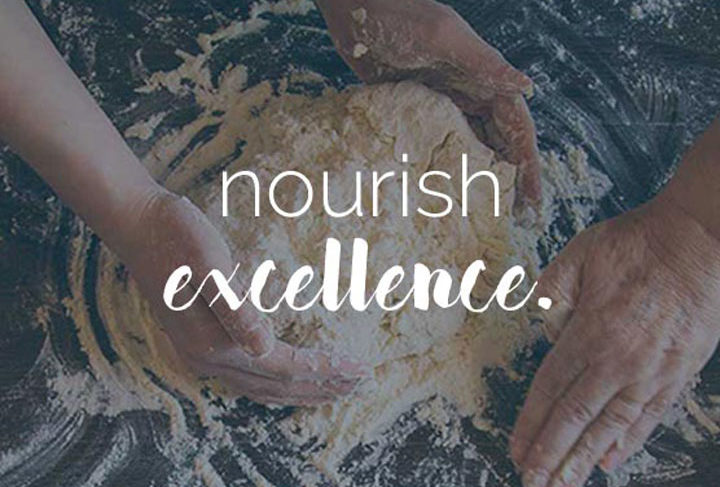 Nourish Catering website designed by Fingerprint Marketing