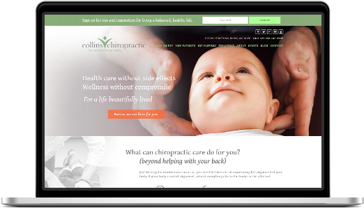 Collins Chiropractic website