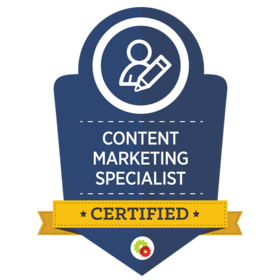 Certified Digital Marketer Content Marketing Specialist