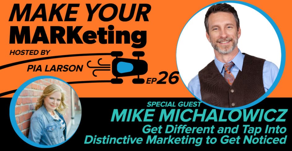 Mike Michalowicz and his new book, Get Different